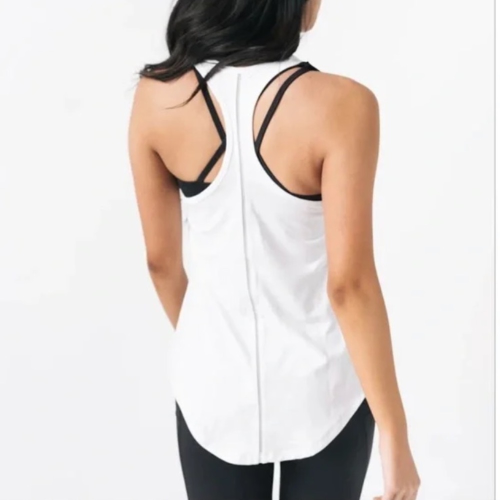 Zyia NWT Active Effortless White Tank Top